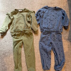 Kids Old Navy & GAP Green and Blue Bottoms Set